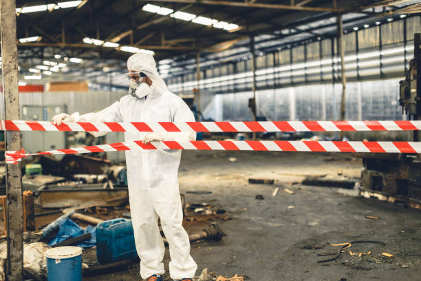 Professional Trauma Scene Cleanup technician working in Morrow, OH